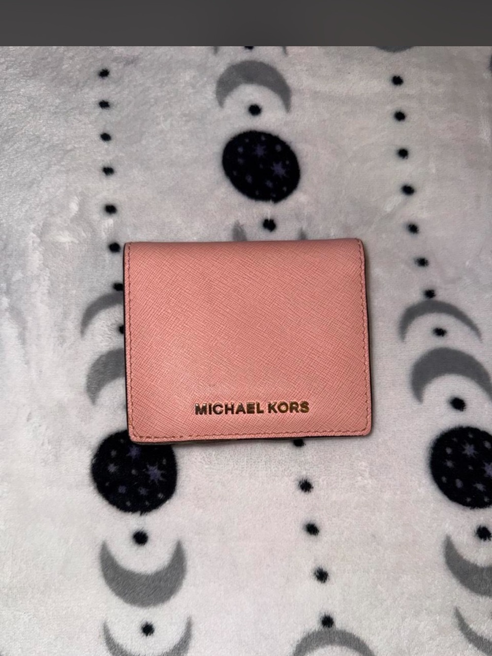Michael Kors Rose Pink Saffiano Leather Bifold Wallet